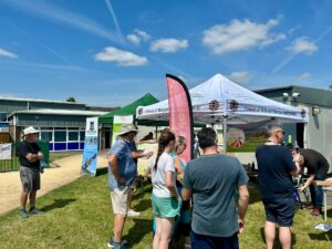 People visiting our stall at Menston School Fair 2026